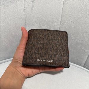Michael Kors Signature Brown Card Holder
